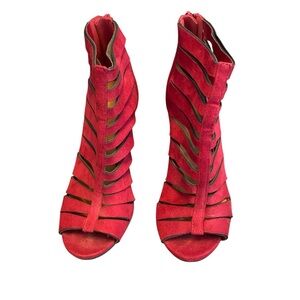 Charlotte Russe Red Gladiator Heels